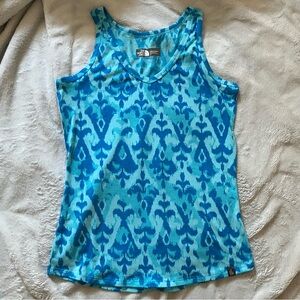 North Face Tank Top Womens Small Blue Sleeveless Lightweight Outdoors Athletic